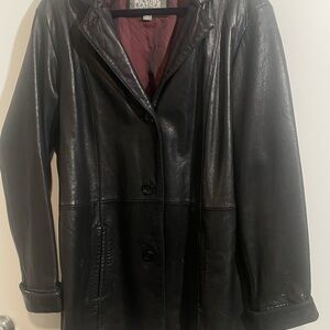 Wilsons Leather Women's Classic Black Leather Jacket